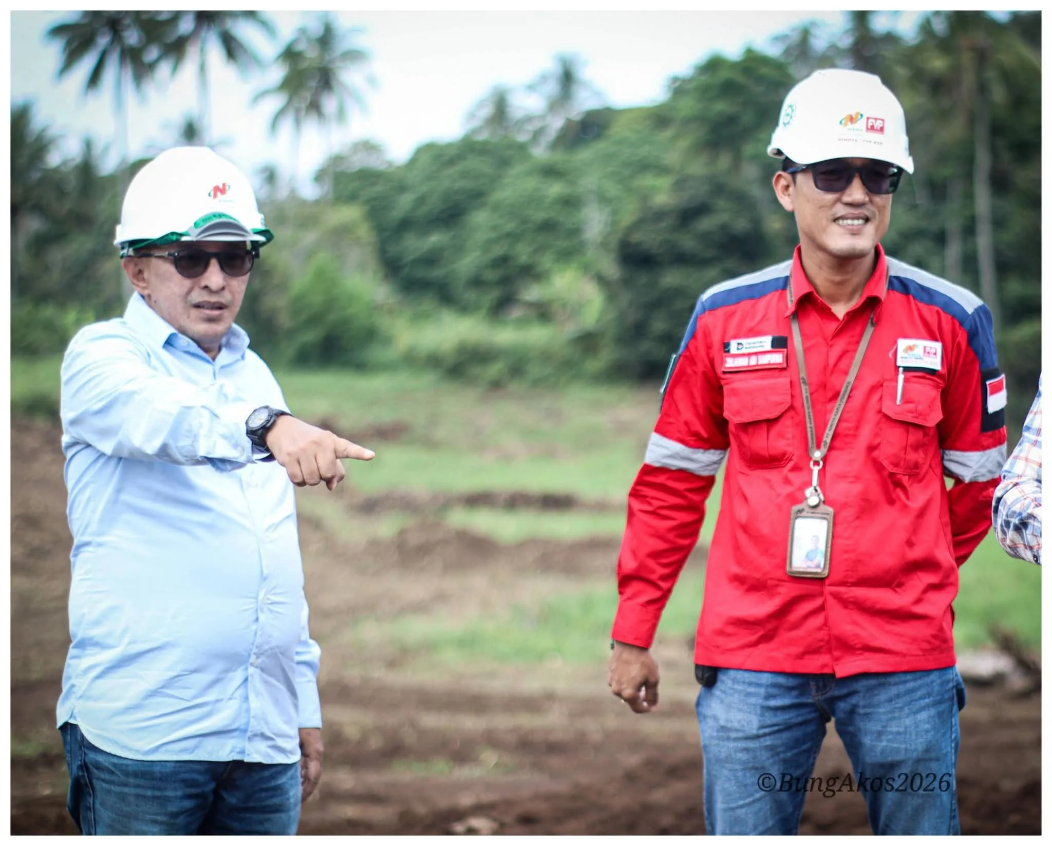 Eka Putra Pantau Pembangunan Hunian Tetap di Rambatan