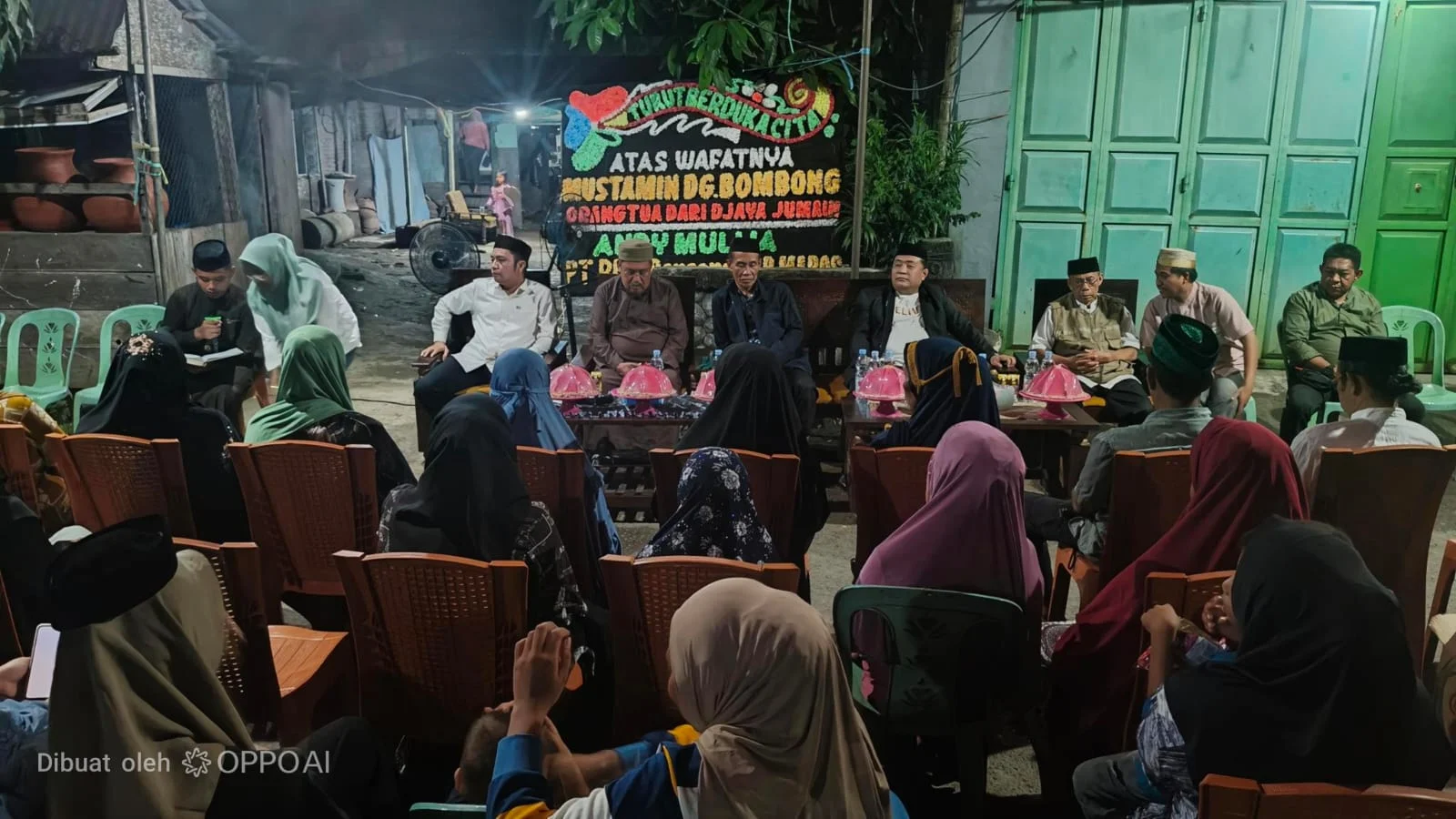 Tokoh Nasional PERADMI Berikan Ceramah Takziah di Rumah Duka Almarhum Mustamin Dg. Bombong
