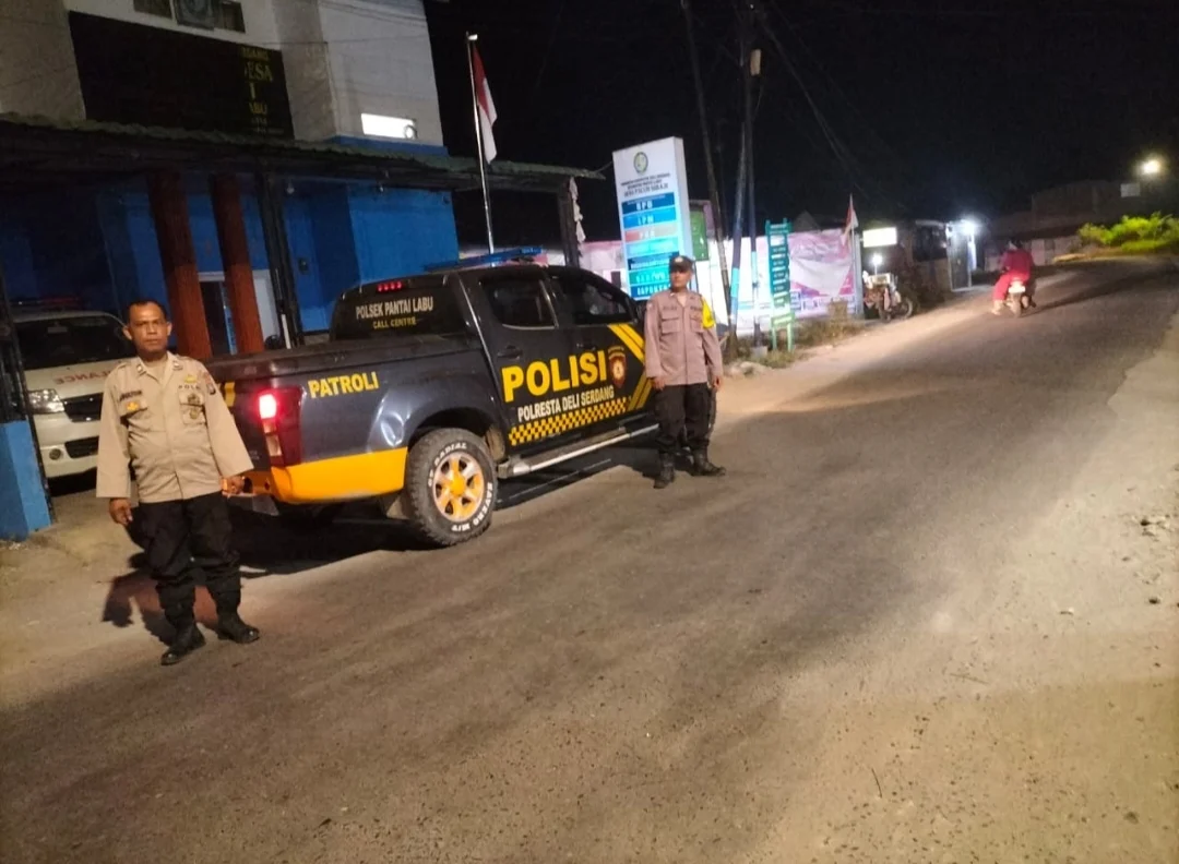Polresta Deli Serdang Gelar Patroli Blue Light, Wujudkan Rasa Aman Bagi Masyarakat

