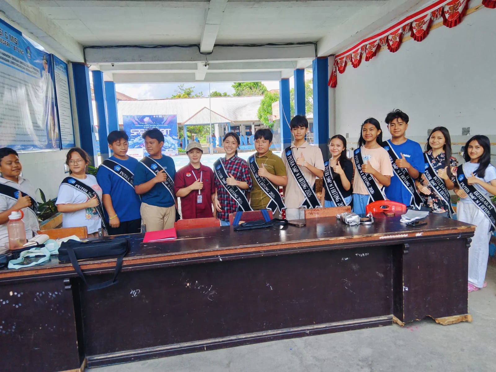 Gelar Acara Adensi Pertemuan Antar Kepala Dinas Pendidikan Kota Bitung Kepala Sekolah SMP Negeri 1 Bitung