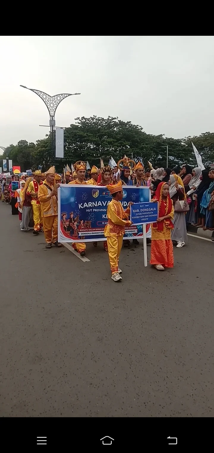 Dinas Pariwisata Donggala, Melalui Korwil Dikpora Kec.Sirenja, Istijar, S.Pd, Hadir Di Pesta Parade Karnaval Budaya HUT - Sulteng Ke - 62 -  2026, " Untuk Sulteng Nambaso"
