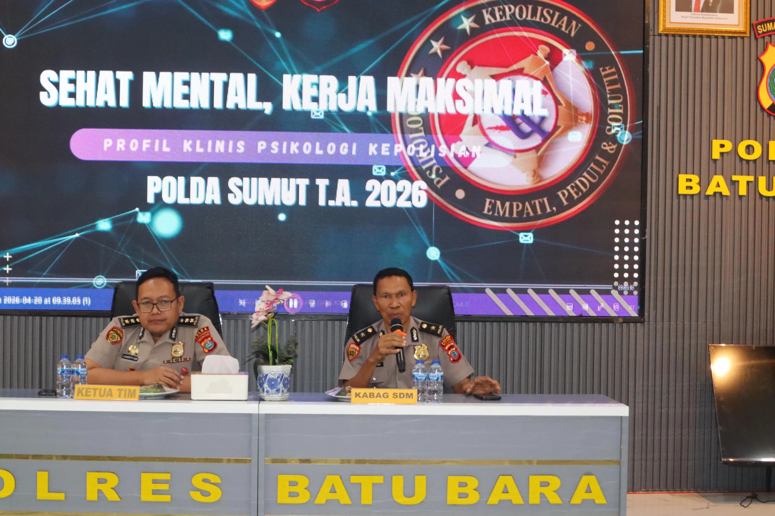 Polres Batu Bara Laksanakan Ujian Psikologi bagi Pemegang Senpi Organik Polri