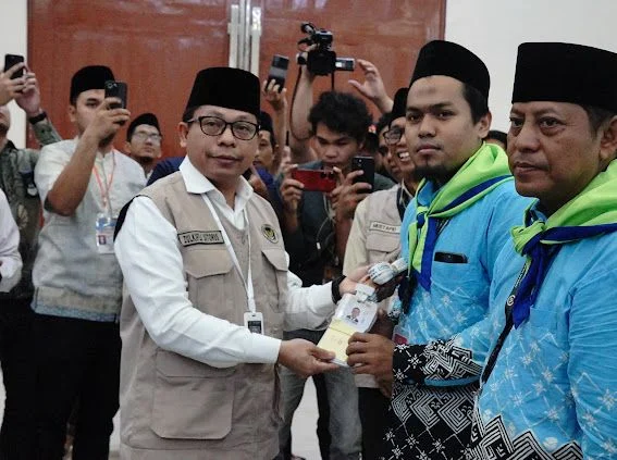 360 Jemaah Kloter 01 Resmi Masuk Embarkasi Medan, Perdana di Era Kemenhaj.
