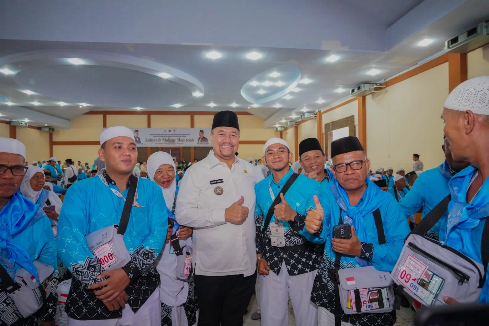 Bupati Batu Bara Lepas Keberangkatan Jemaah Calon Haji Batu Bara ke Tanah Suci
