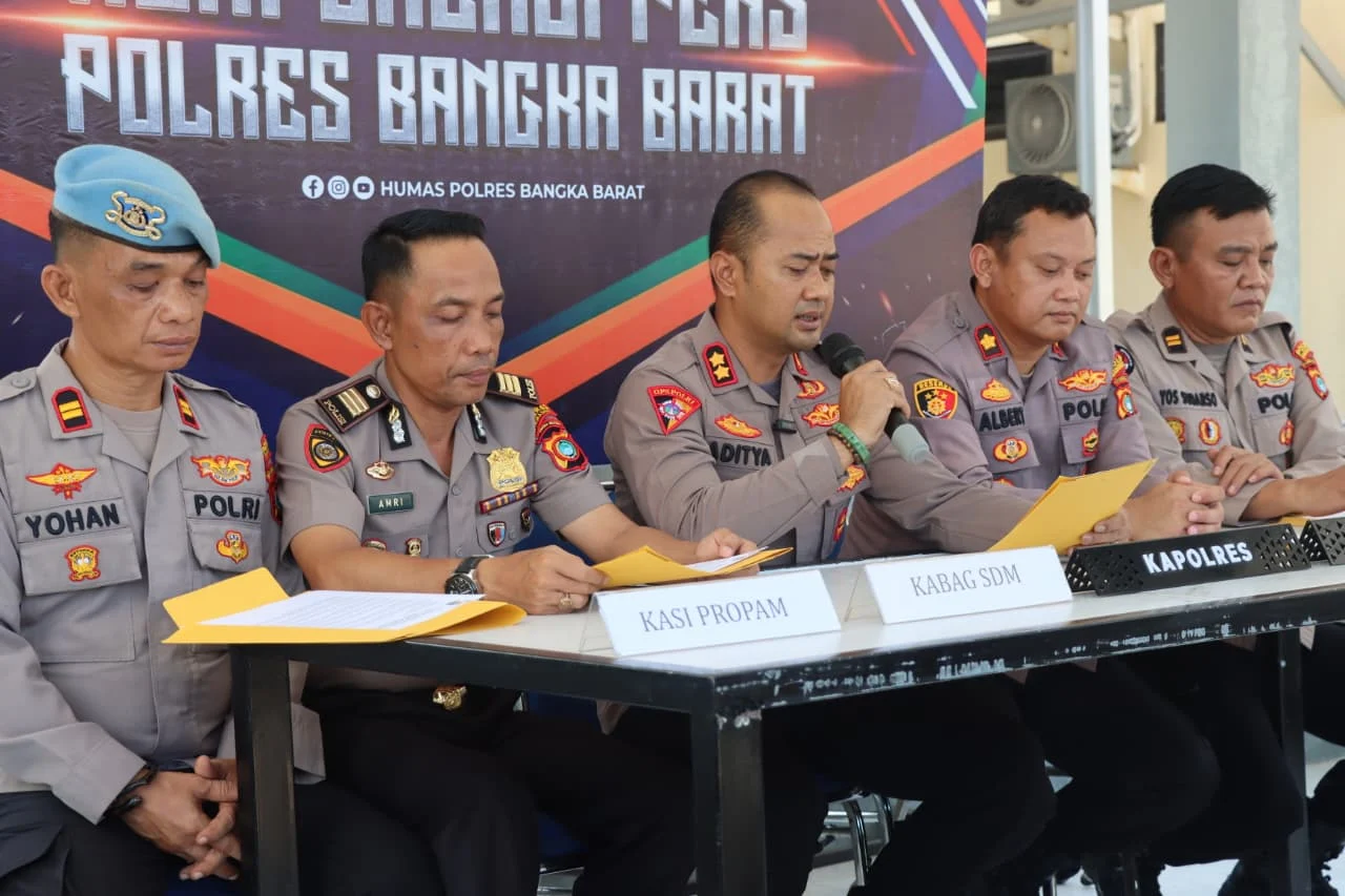 Polres Bangka Barat Tangani Dugaan Pelanggaran Kode Etik Oknum Anggota, Kapolres, Proses Berjalan Transparan