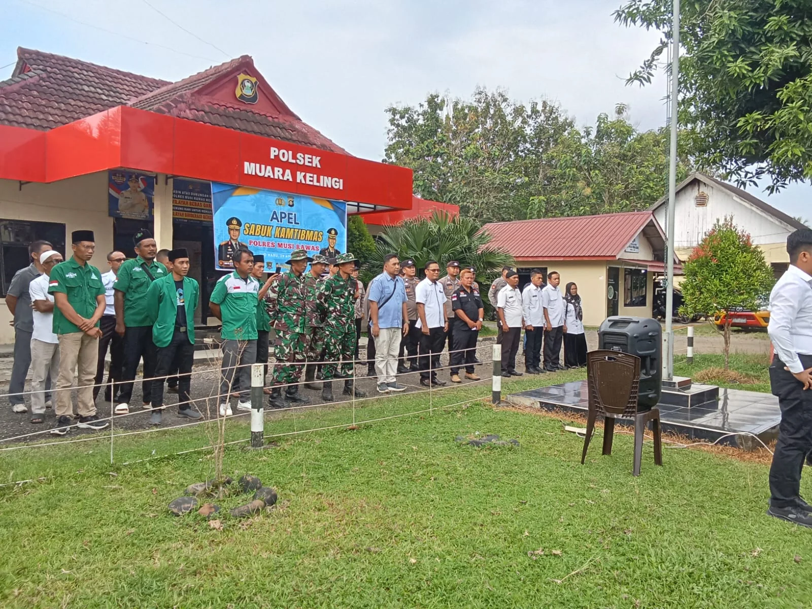 Dalam Kesigapan apel ke disiplinan bersenergi Meningkatkan Pelayanan polres musi Rawas Mantap Aman Dan kondusif.
