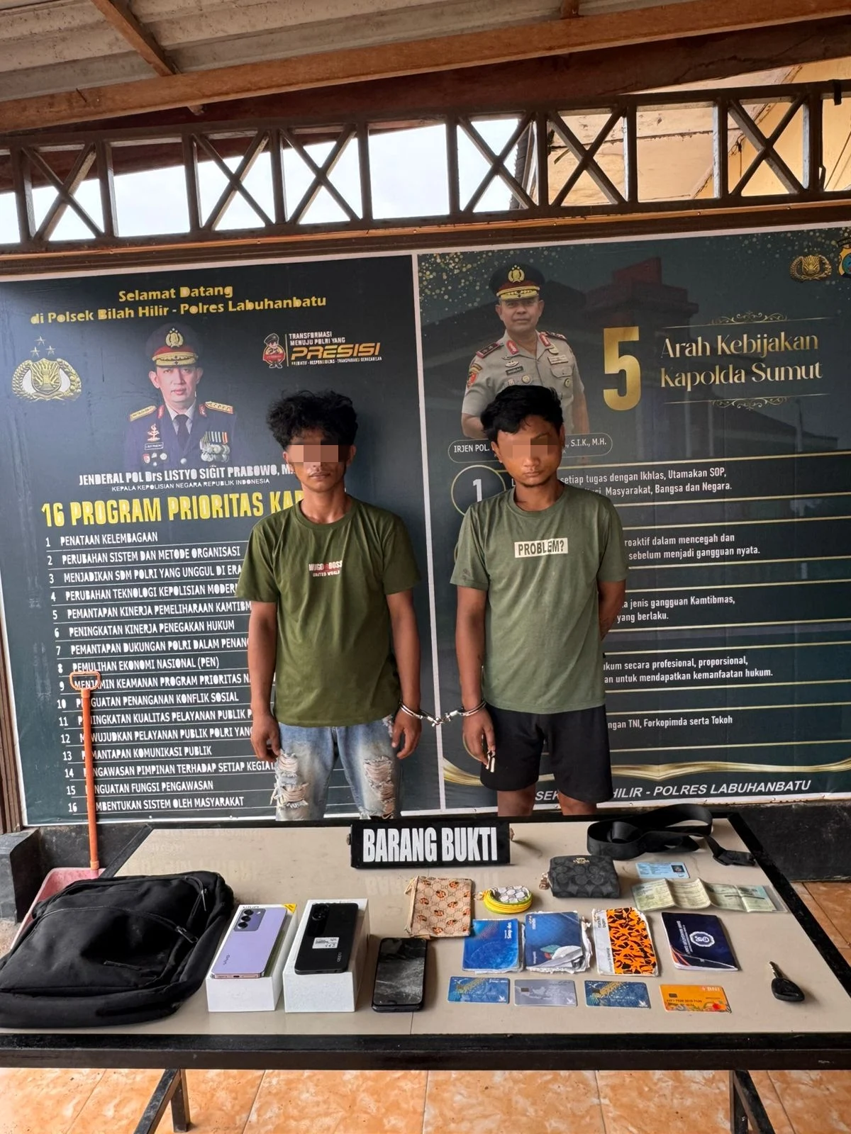 Respon Cepat Polsek Bilah Hilir Sikat Pelaku Curas , Korban Mengalami Kerugian Rp 64 Juta.
