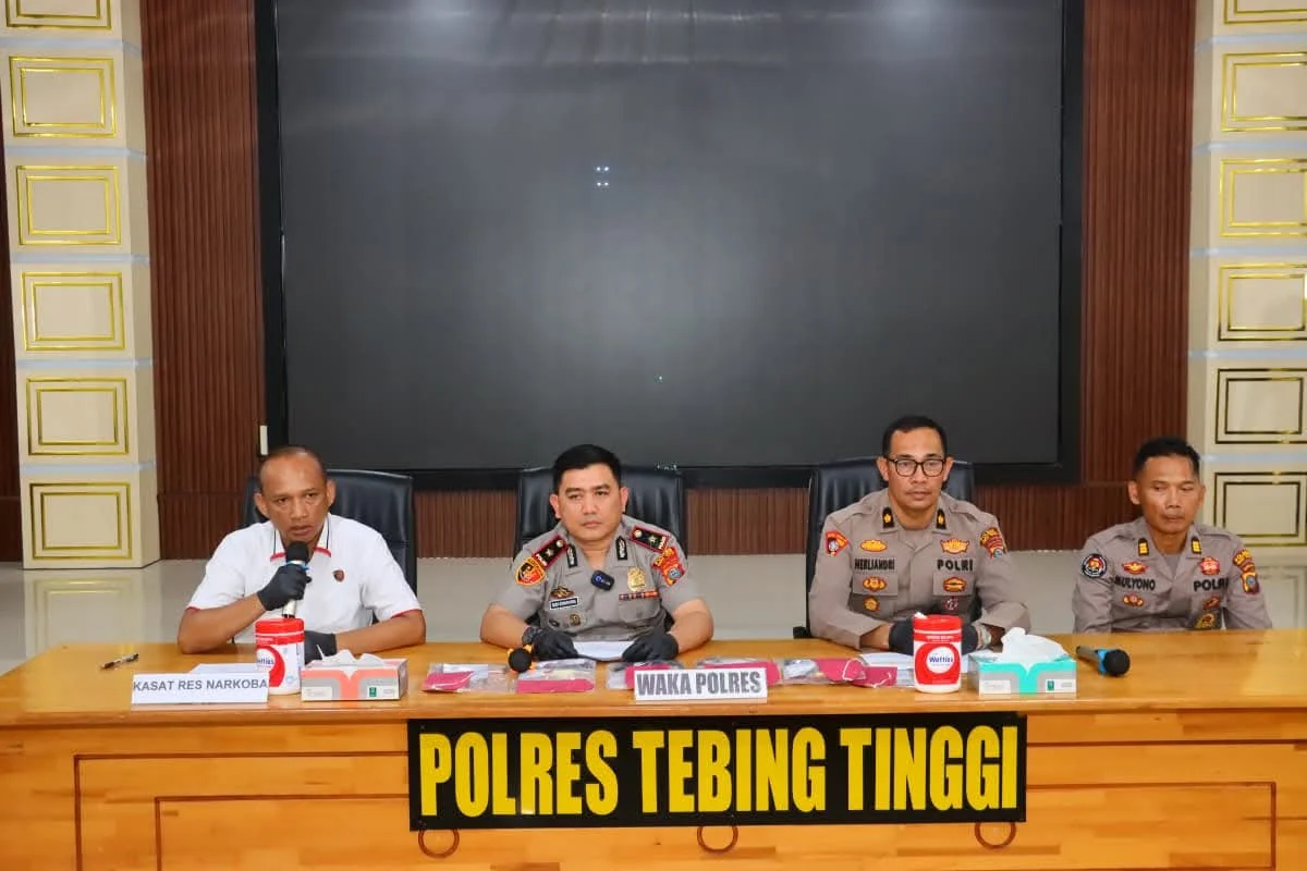 Polres Tebing Tinggi Paparkan Hasil Ungkap Kasus Narkoba Sejak Januari, Amankan 87 Tersangka