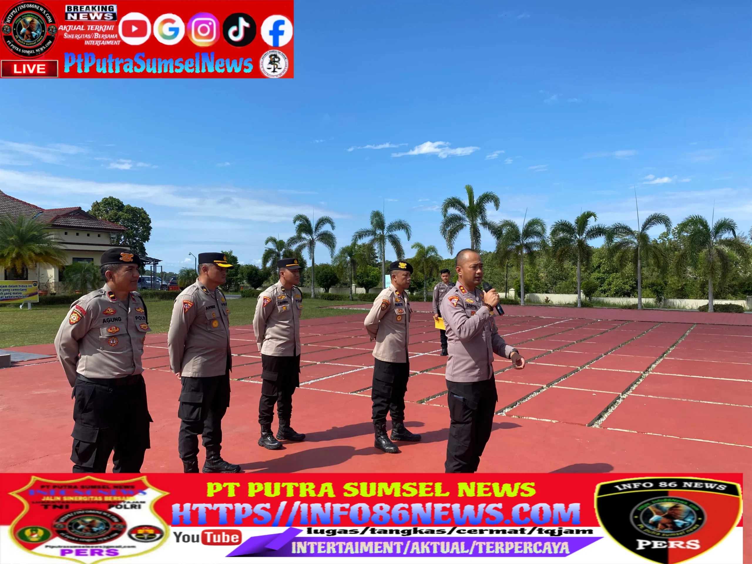 Polres Bangka Barat Gelar Simulasi Sispam Mako dan Latihan Dalmas