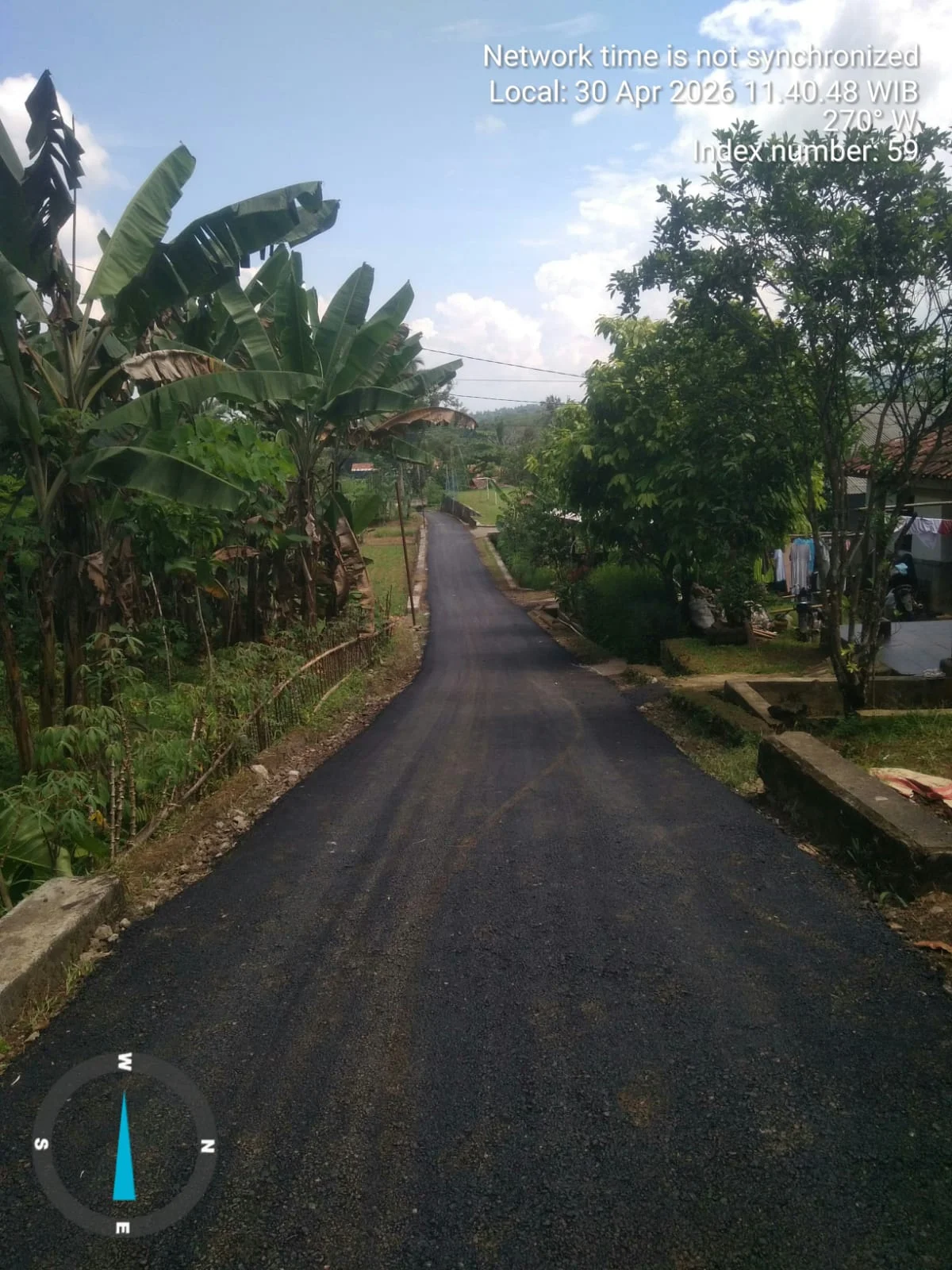 Peningkatan Jalan Usaha Tani Rt.007 Rw.002 Desa Werasari Yang Sudah Terealisasi
