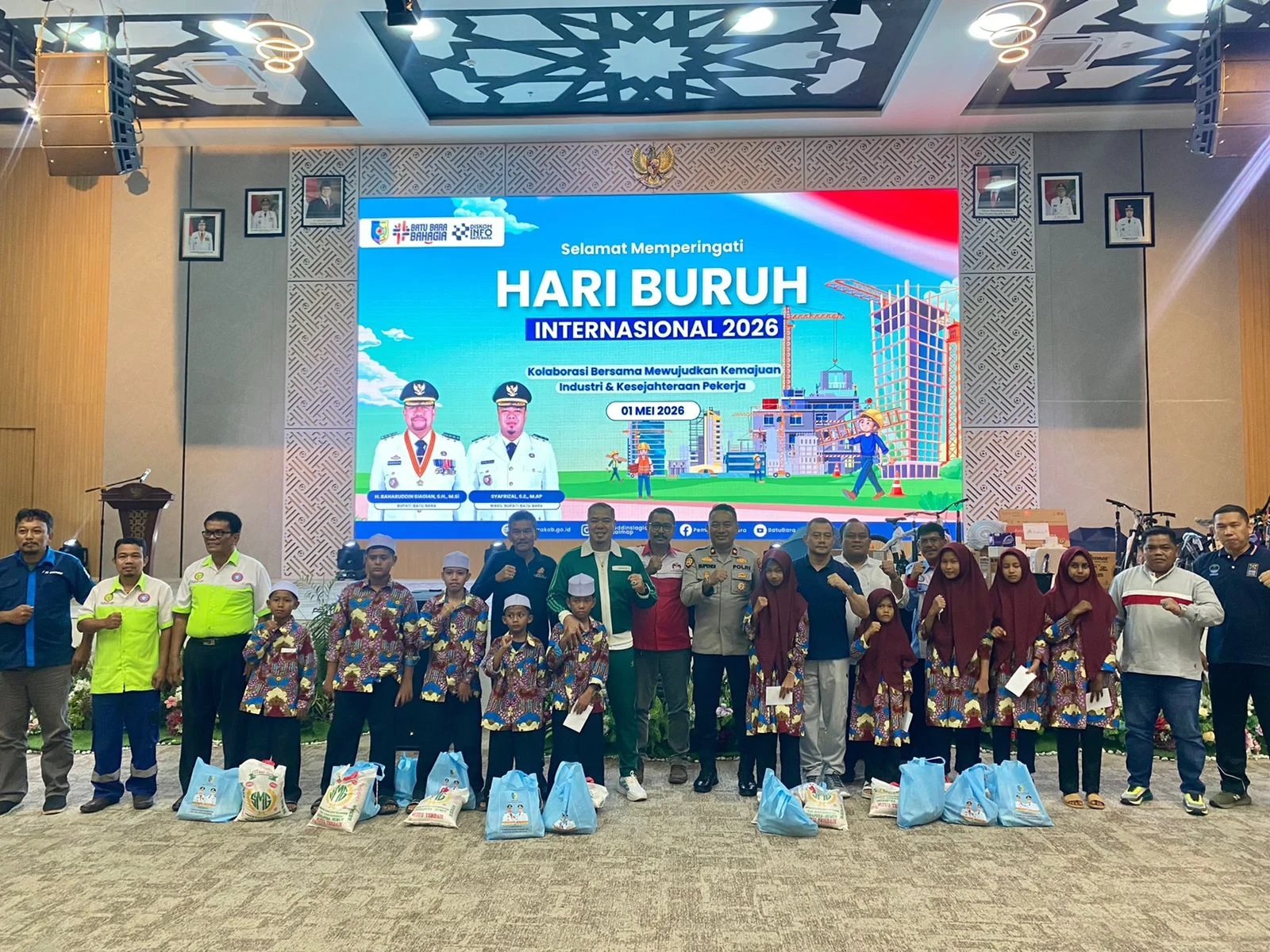 Peringatan Hari Buruh Internasional (May Day) 2026 di Batu Bara Berlangsung Aman dan Kondusif