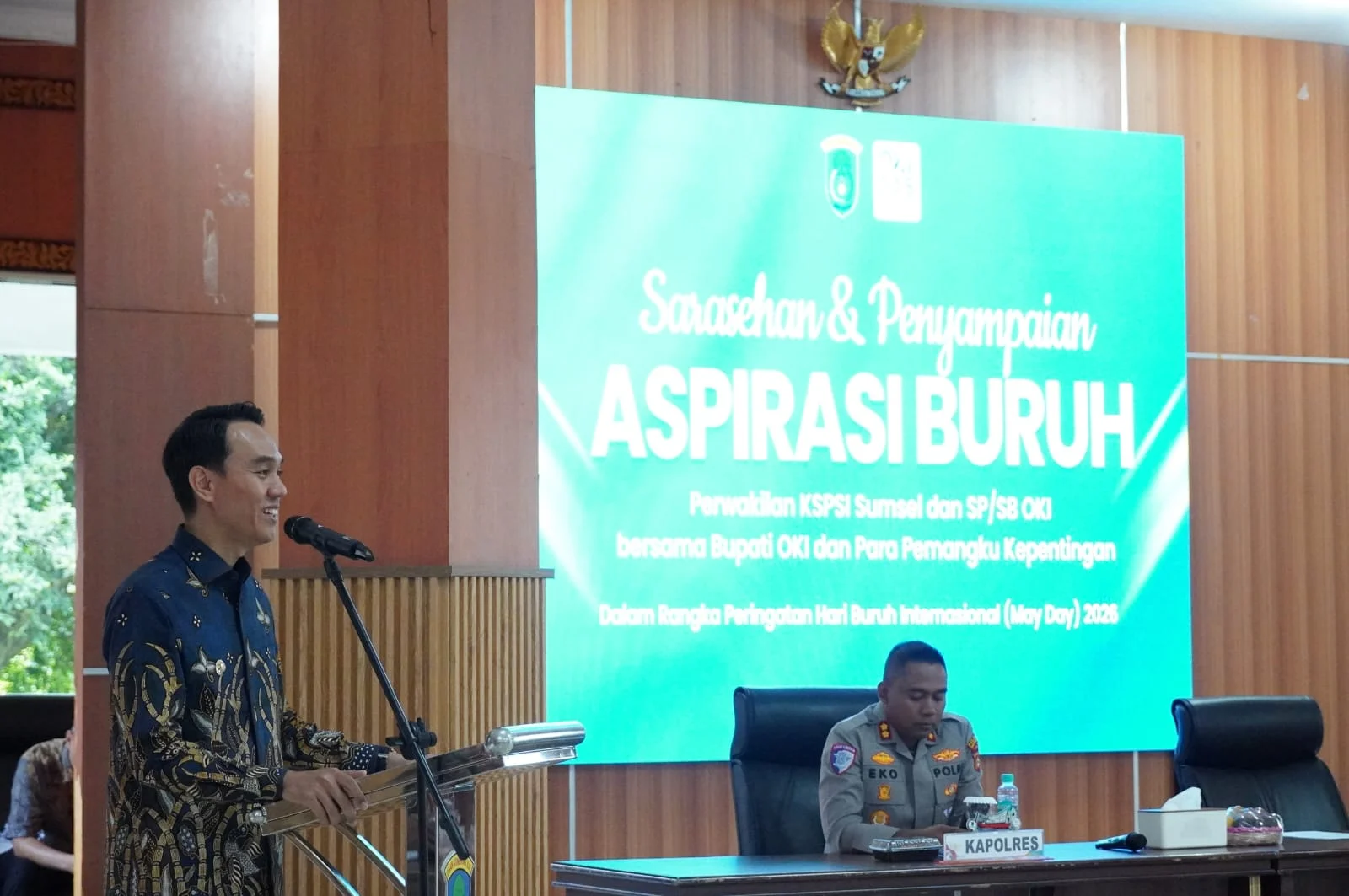 Sambut May Day 2026, Buruh OKI Pilih Dialog Lewat Sarasehan
