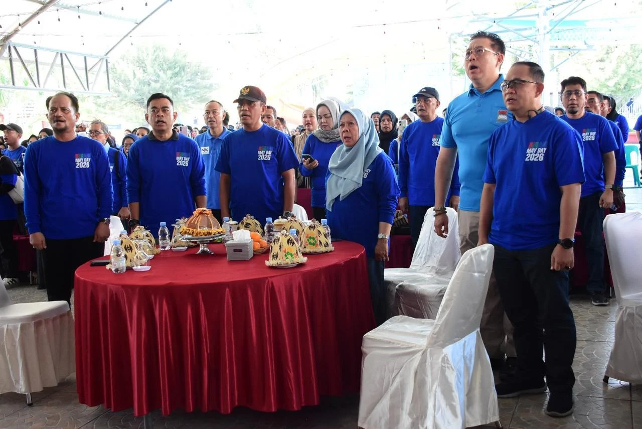 “Asintel Kasdam XXIII/Palaka Wira Hadiri Peringatan May Day 2026, Perkuat Sinergi Lindungi Pekerja”
