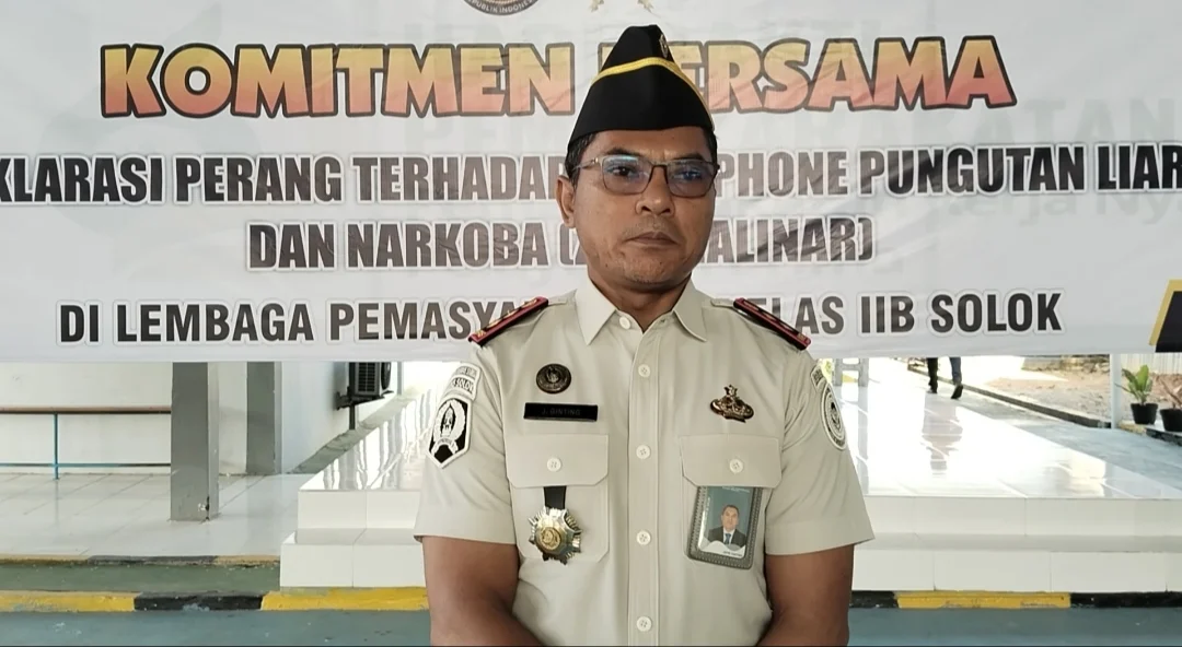 Lapas Solok Gaungkan Zero Halinar, Kalapas Pimpin Langsung Apel dan Ikrar Pemasyarakatan Bersih se-Indonesia 2026.
