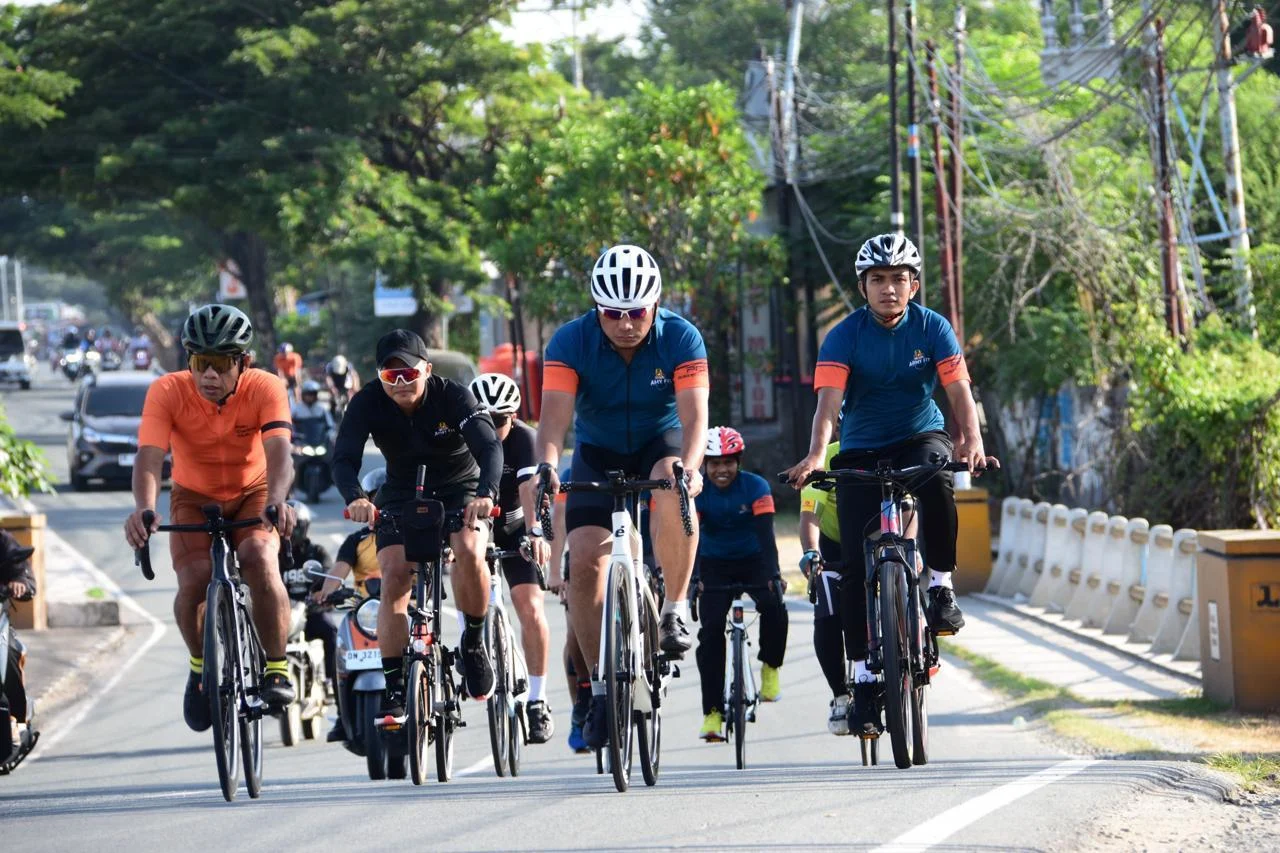 Jaga Kebugaran dan Pererat Silaturahmi, Kodam XXIII/Palaka Wira Gelar Fun Bike Bersama Palu Cycling Club”