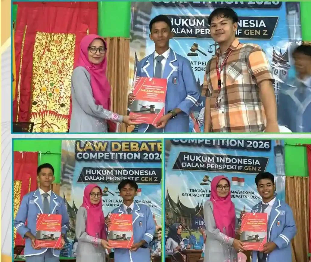 Membanggakan, Siswa MAN 2 Solok Juara 2 Law Debate Competition 2026