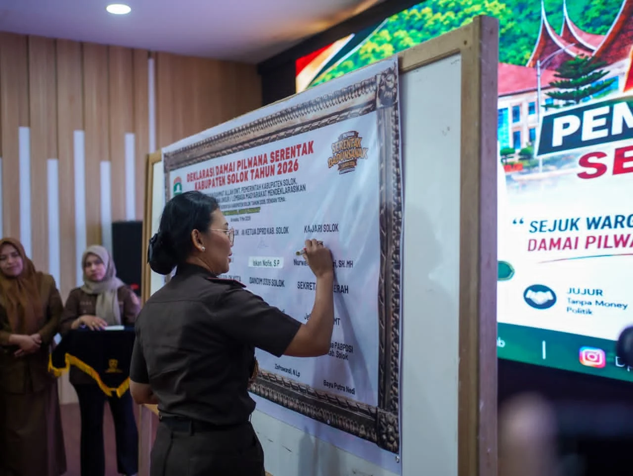 Launching Pemilihan Wali Nagari Serentak Tahun 2026 Kabupaten Solok Resmi Digelar
