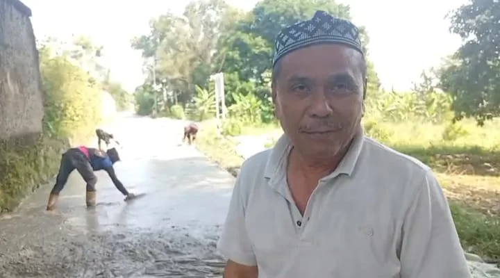 LPM Kelurahan Tengah Genjot Infrastruktur Betonisasi Jalan di Awal Baru Berkiprah Tahun 2026.