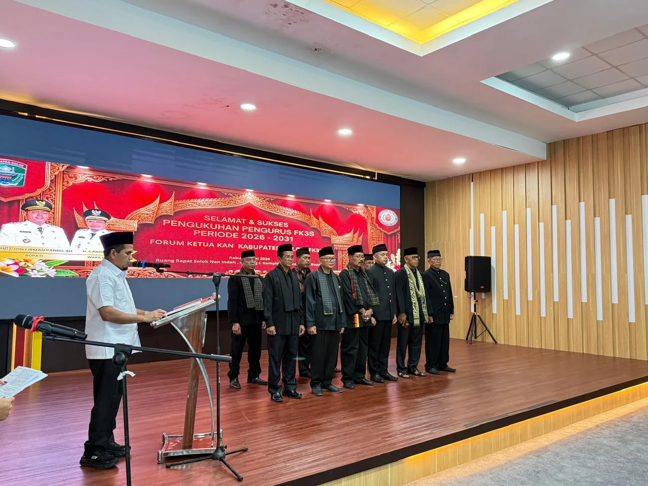 Pengukuhan Pengurus FK3S Kabupaten Solok Periode 2026–2031
