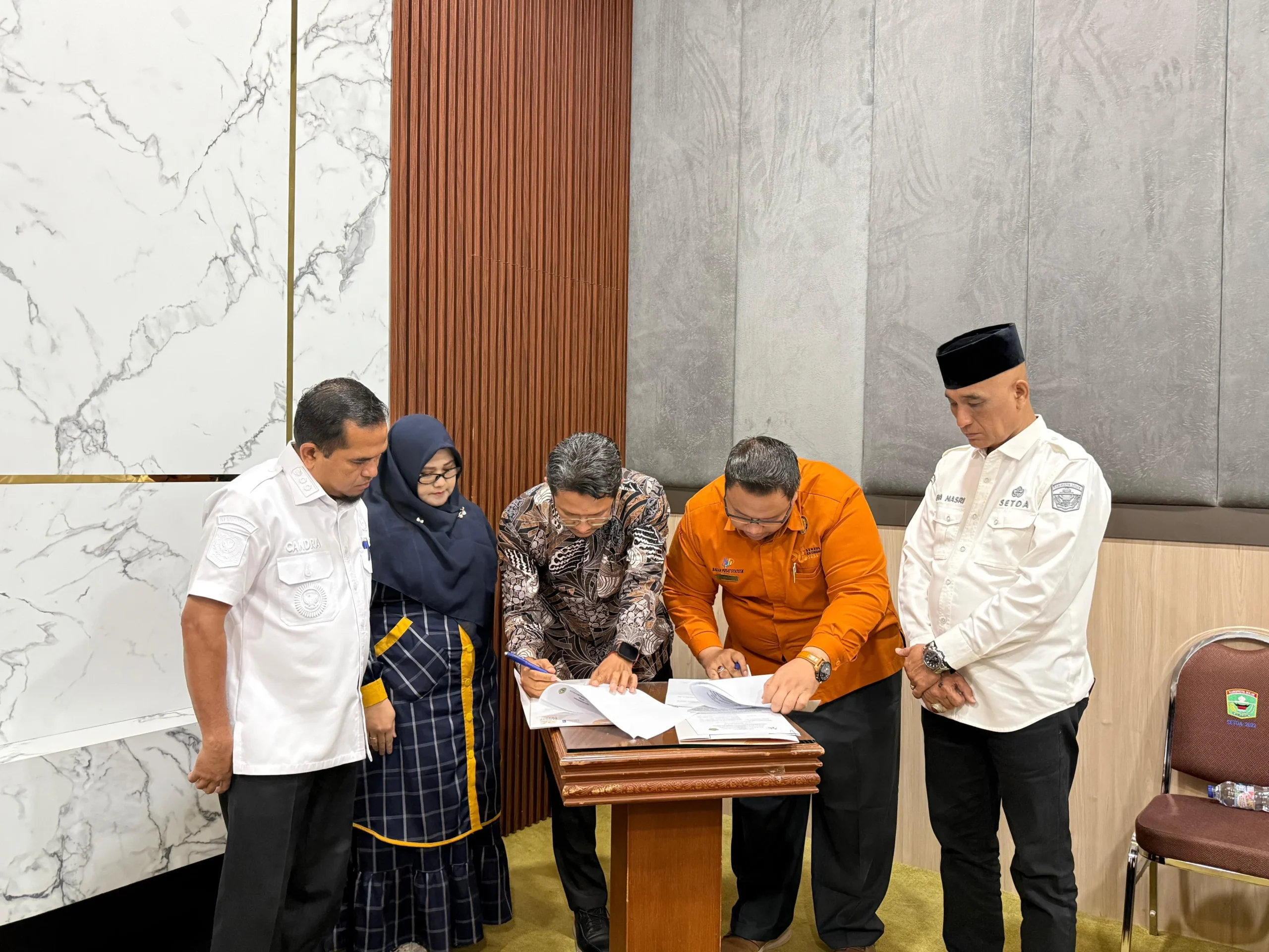 Penandatanganan Nota Kesepahaman BPS Kabupaten Solok dengan STAI Solok Nan Indah dan STIE El Hakim Solok