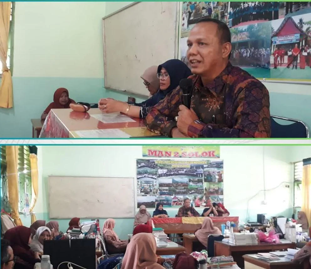 Suasana Emosional Warnai Pamitan Kepala MAN 2 Solok Maidison
