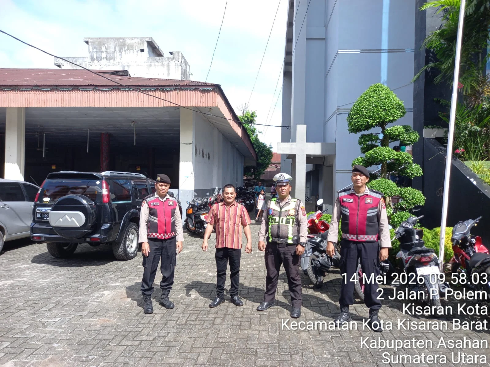 POLRES ASAHAN LAKSANAKAN PENGAMANAN IBADAH KENAIKAN ISA ALMASIH 2026