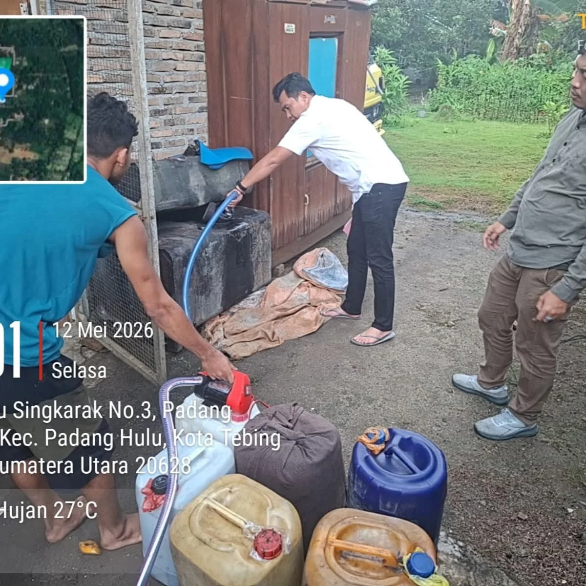 Sat Reskrim Polres Tebing Tinggi Amankan Dua Pelaku Penyalahgunaan BBM Bersubsidi Jenis Solar