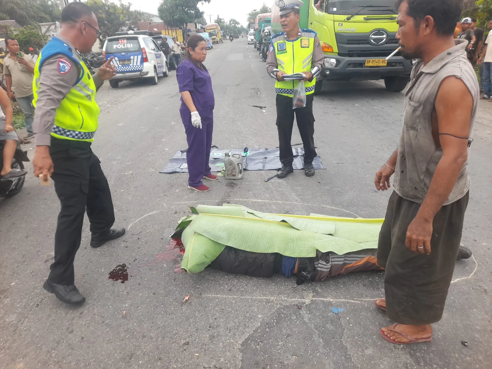 Kecelakaan Lalu Lintas Tabrak Lari di Jalinsum Sei Balai, Seorang Pengendara Motor Meninggal Dunia