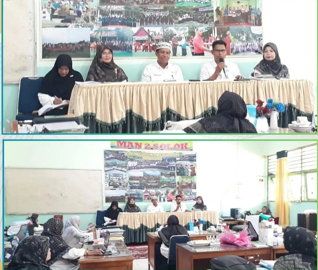 Kepala MAN 2 Solok yang Baru Gelar Ta’aruf dan Temu Ramah Bersama Guru dan Pegawai
