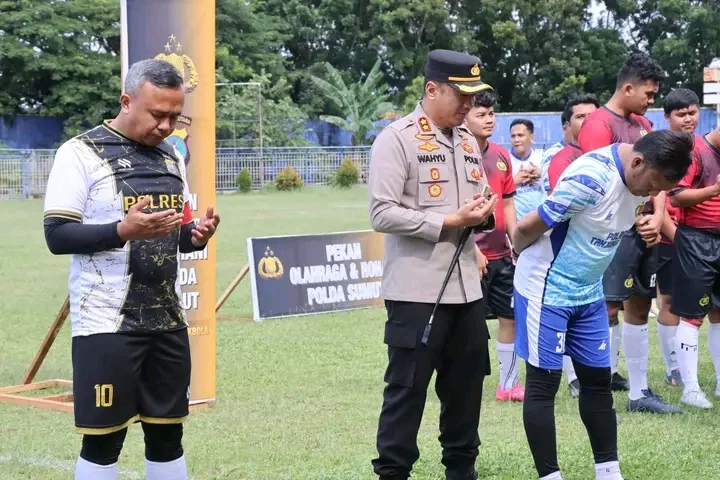 Semangat Sportivitas Warnai Pekan Olahraga dan Rohani Polda Sumut .