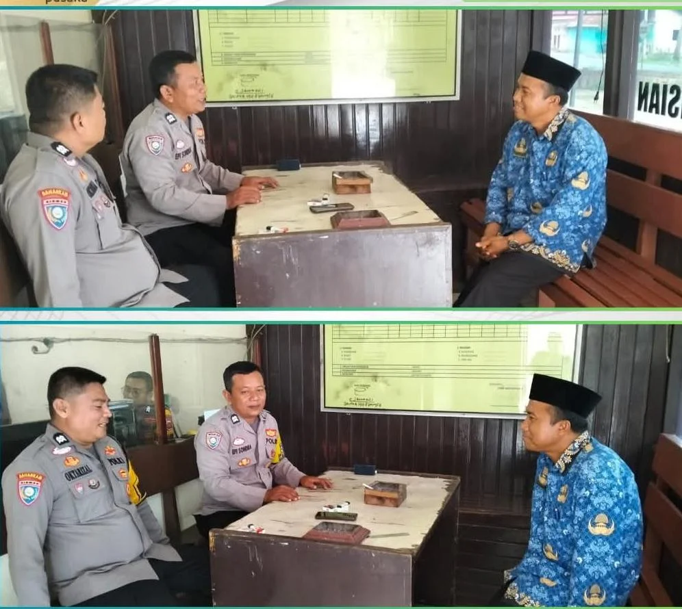 Kepala MAN 2 Solok Nasrul Hamsyah Jalin Silaturrahmi dengan Forkopimcam 