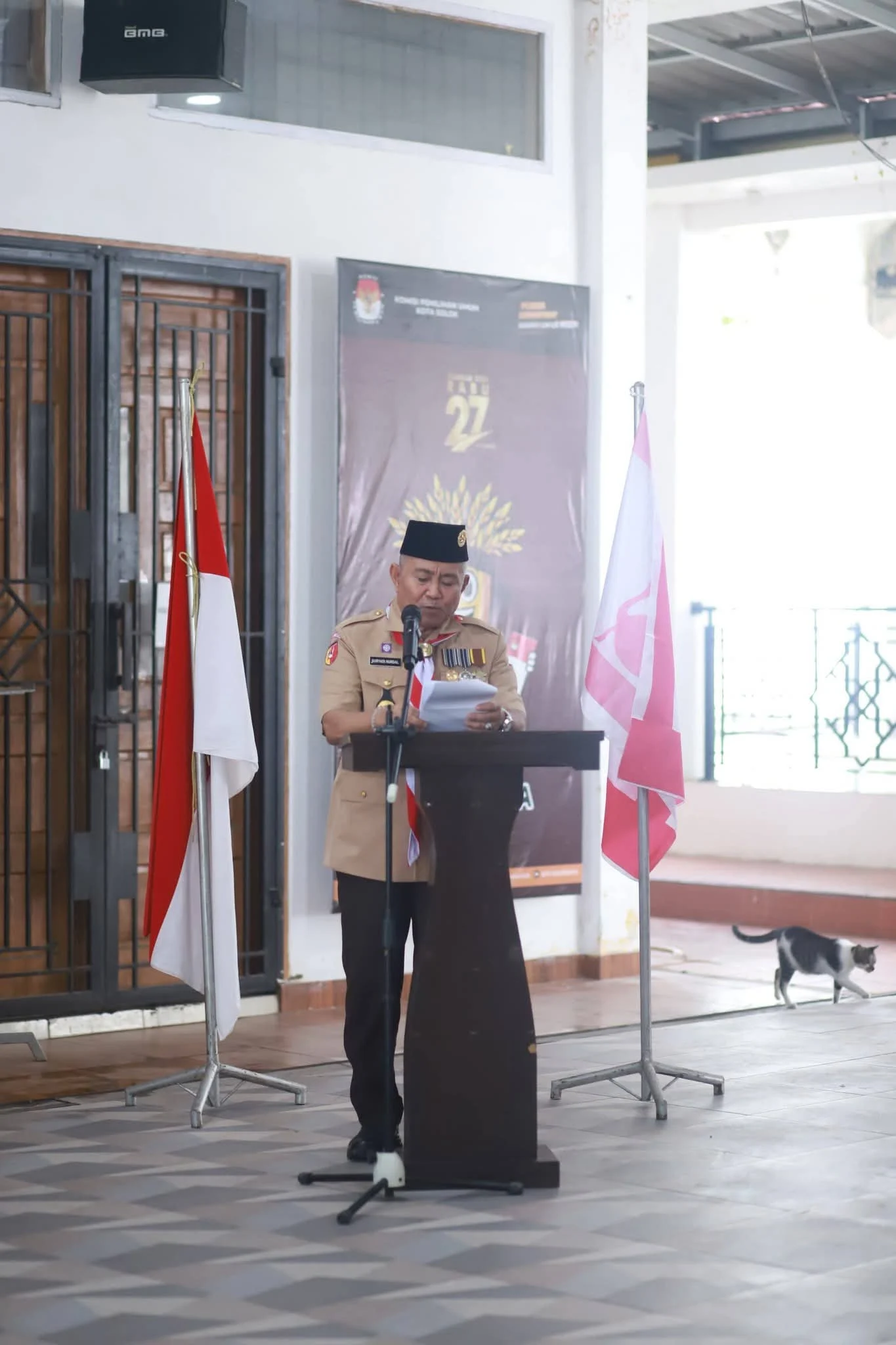 Pengurus Saka Yogaswara KPU Kota Solok Resmi Dilantik Wawako