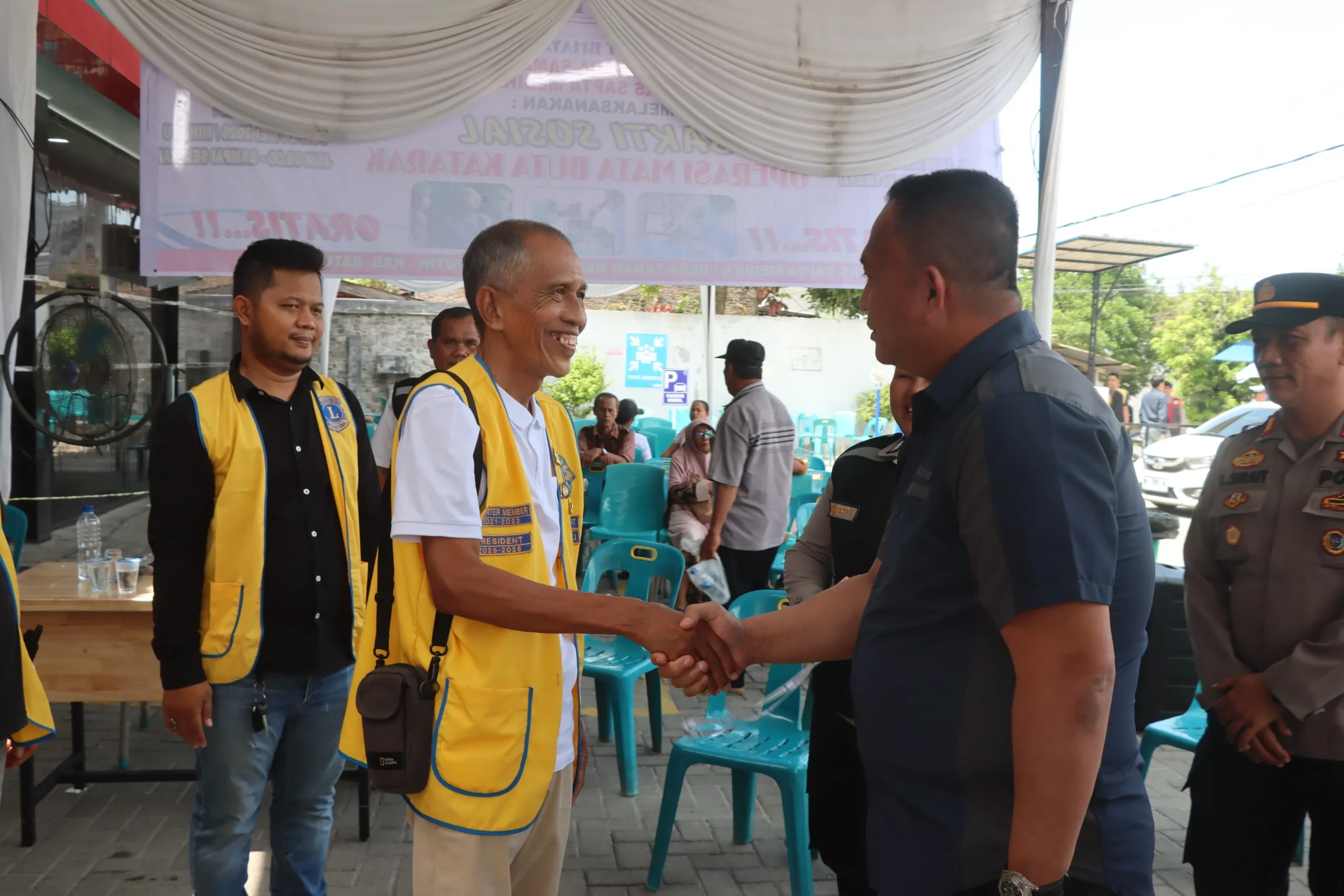 Polres Batu Bara Bersama Yayasan Lions Club dan RS Sapta Medika Gelar Bakti Kesehatan Sambut Hari Bhayangkara ke-80