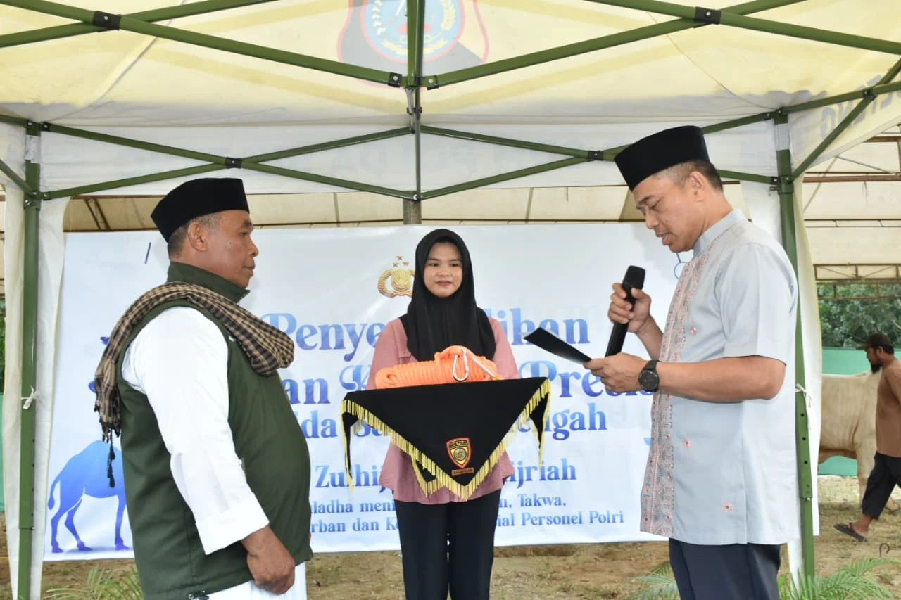 *Rayakan Idul Adha 1447 H, Polda Sulteng Tebbar Keberkahan Lewat Ratusan Hewan Qurban*