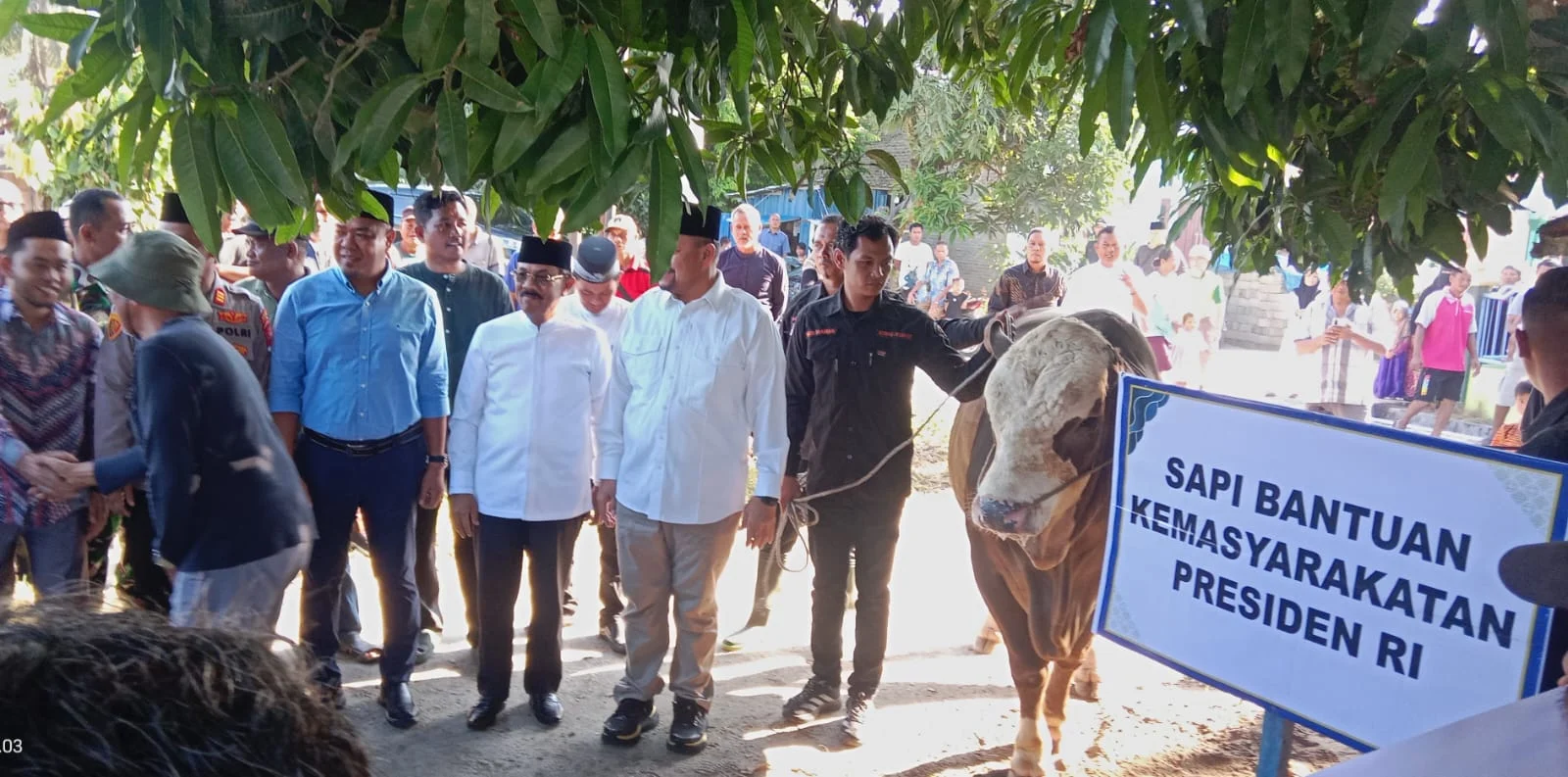 Kapolres Batu Bara Hadiri Penyerahan dan Pemotongan Hewan Kurban Bantuan Presiden RI untuk Masyarakat Batu Bara
