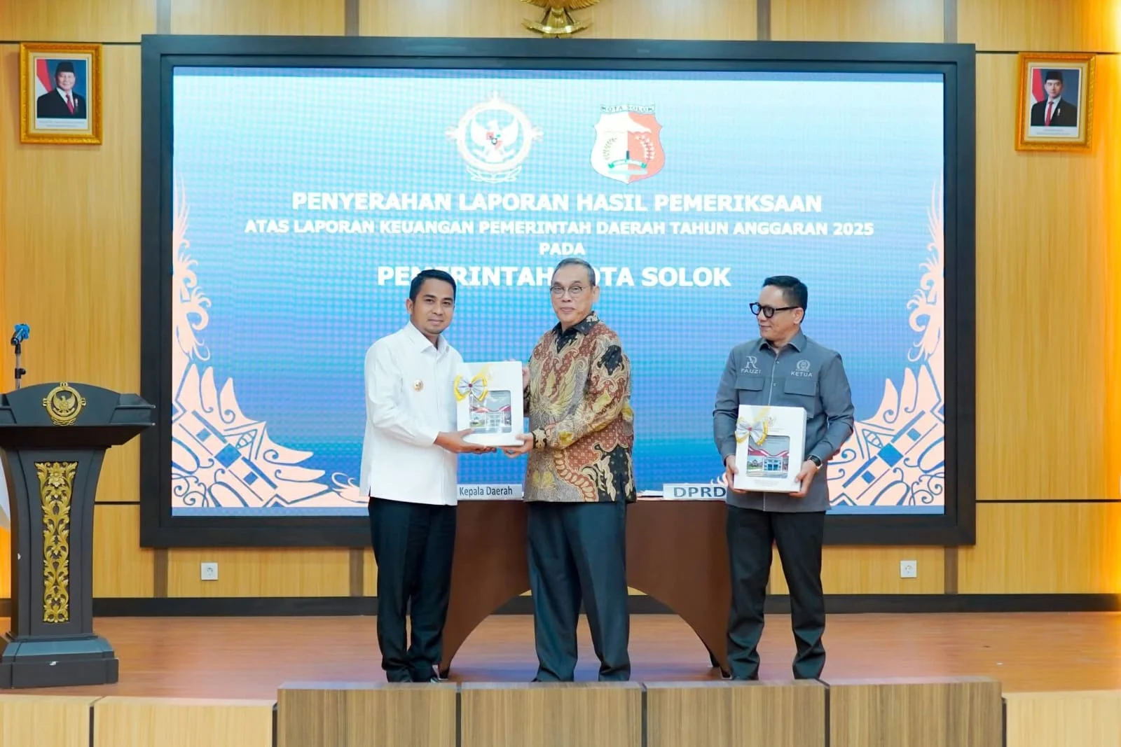Satu Dekade Pertahankan WTP, Kota Solok Kembali Raih Opini Tertinggi dari BPK