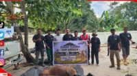 Jemaah Al-Taqwa Townste Satu PT. RAPP Koto Gasib Serahkan Satu Ekor Sapi Qurban Kepada Jemaah Mesjid Royatul Iman Pangkalan Pisang
