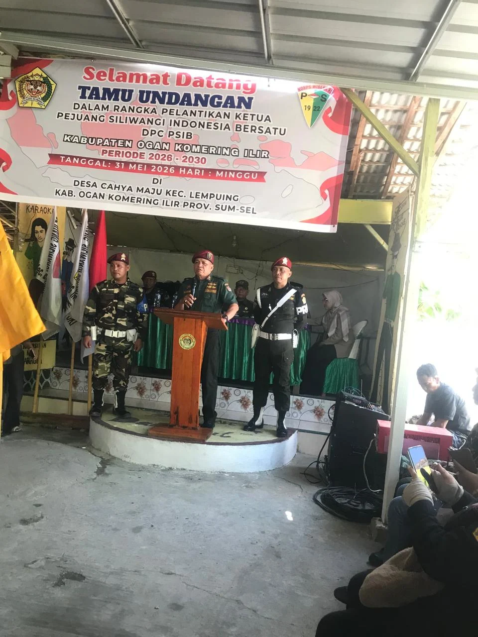 Ahmad Haerudin untung,Resmi Pimpin Pejuang Siliwangi Indonesia Bersatu( PSIB)di Kabupaten BENDE SEGUGUK, OGAN KOMERING ILIR.
