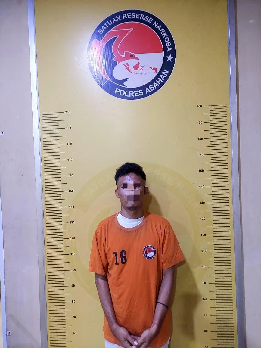 POLRES ASAHAN KEMBALI BERHASIL MENGUNGKAP KASUS PEREDARAN NARKOTIKA DIBANDAR PASIR MANDOGE