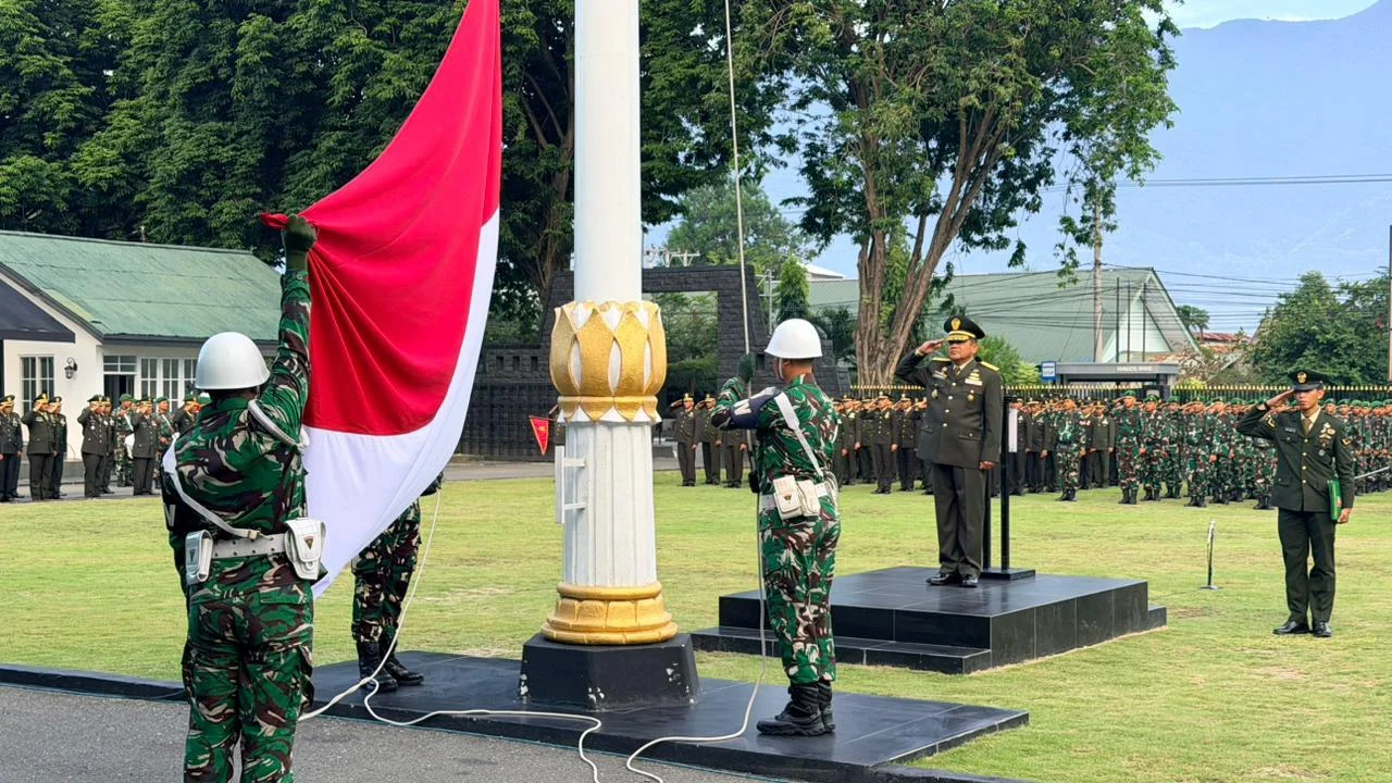 “Kodam XXIII/Palaka Wira Gelar Upacara Peringatan Hari Lahir Pancasila 2026, Teguhkan Semangat Persatuan Bangsa”