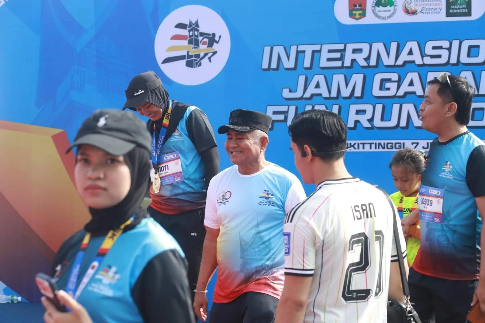 Wawako Solok Hadiri IMLF Jam Gadang Fun Run 2026, Meriahkan Peringatan 1 Abad Jam Gadang