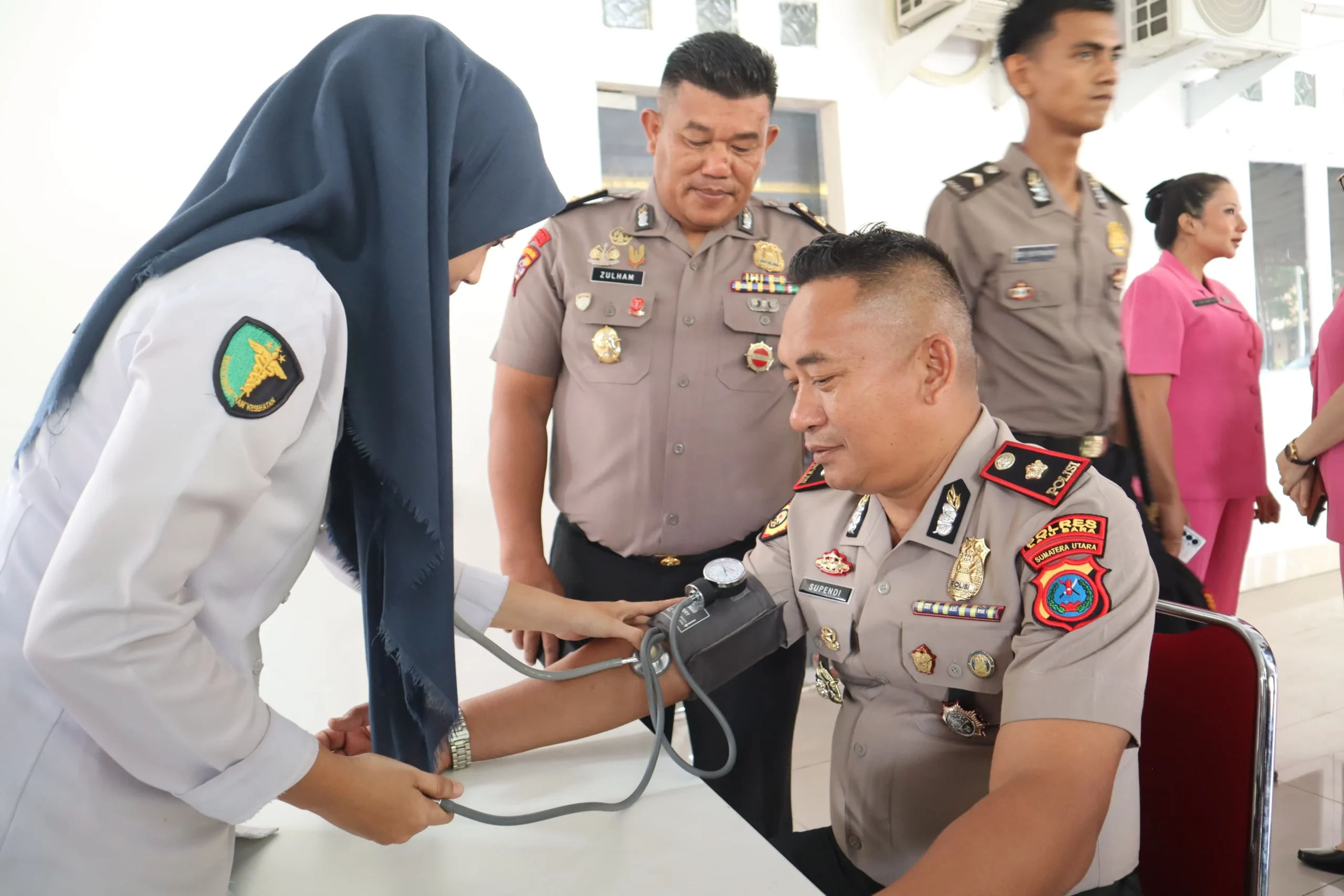 Polres Batu Bara Gelar Bakti Kesehatan Donor Darah Sambut Hari Bhayangkara ke-80, Berhasil Himpun 75 Kantong Darah