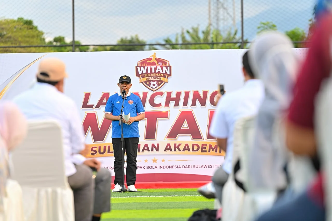 Gubernur Anwar Hafid Resmikan Witan Sulaeman Akademi, Wujudkan Mimpi Besar Lahirkan Bintang Sepak Bola Sulawesi Tengah*