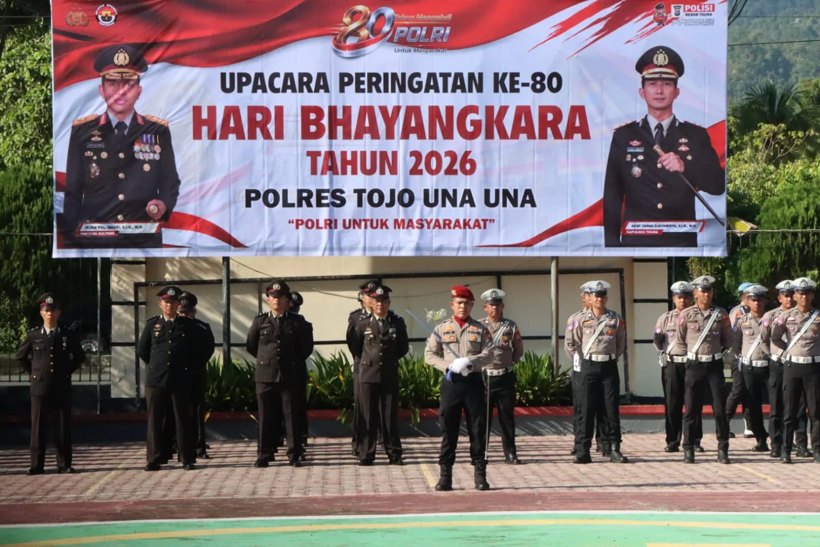 *Peringatan Hari Bhayangkara ke-80, Polres Tojo Una-Una Tegaskan Komitmen Pengabdian untuk Masyarakat*