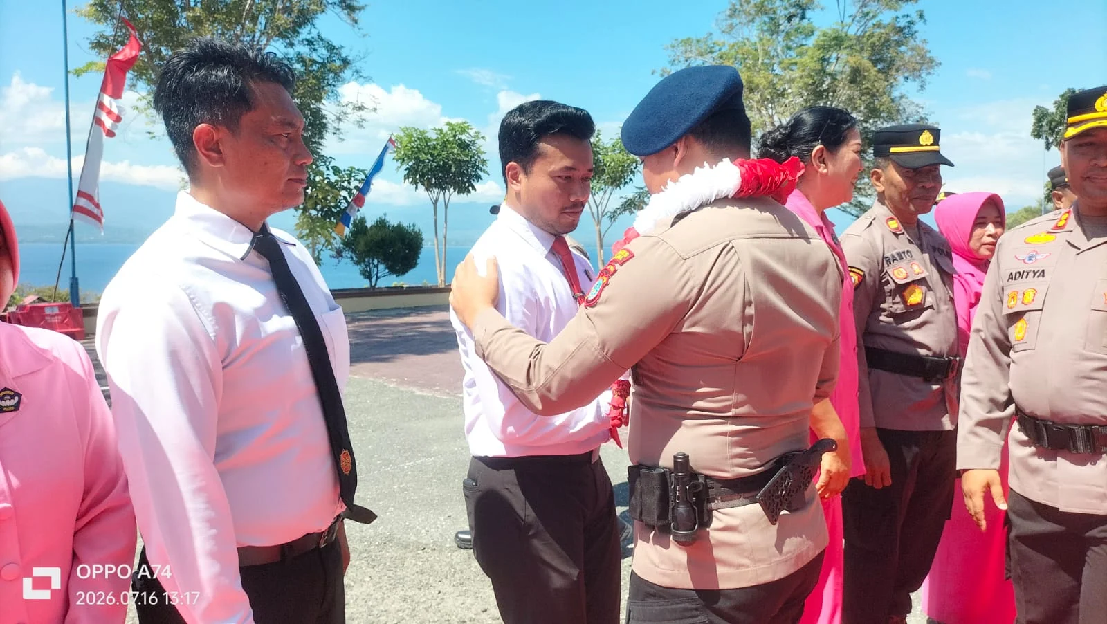 Kapolres Donggala AKBP Aditya Rochaulia Suharto SH, S.I.K. M.I.K, Dan Seluruh Jajarannya, Melepas Pejabat Lama  Kapolres Donggala AKBP Angga Dewanto Basari, S.I.K. M.Si, Dengan  Perpisahan Yang Penuh Haru
