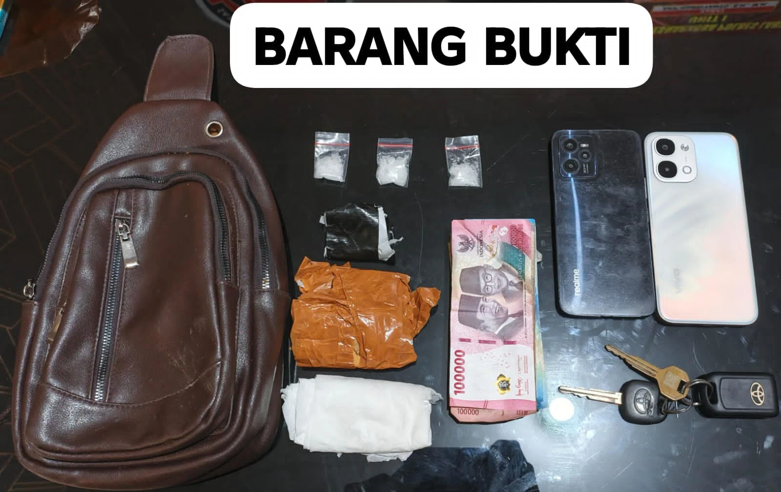 Bos Kecamatan Marbau Labura COY Dan Imas Berhasil Diciduk Satres Narkoba Polres Labuhanbatu Dikomplek Perumahan DL Sitorus BB 5,72 Gram Bruto .