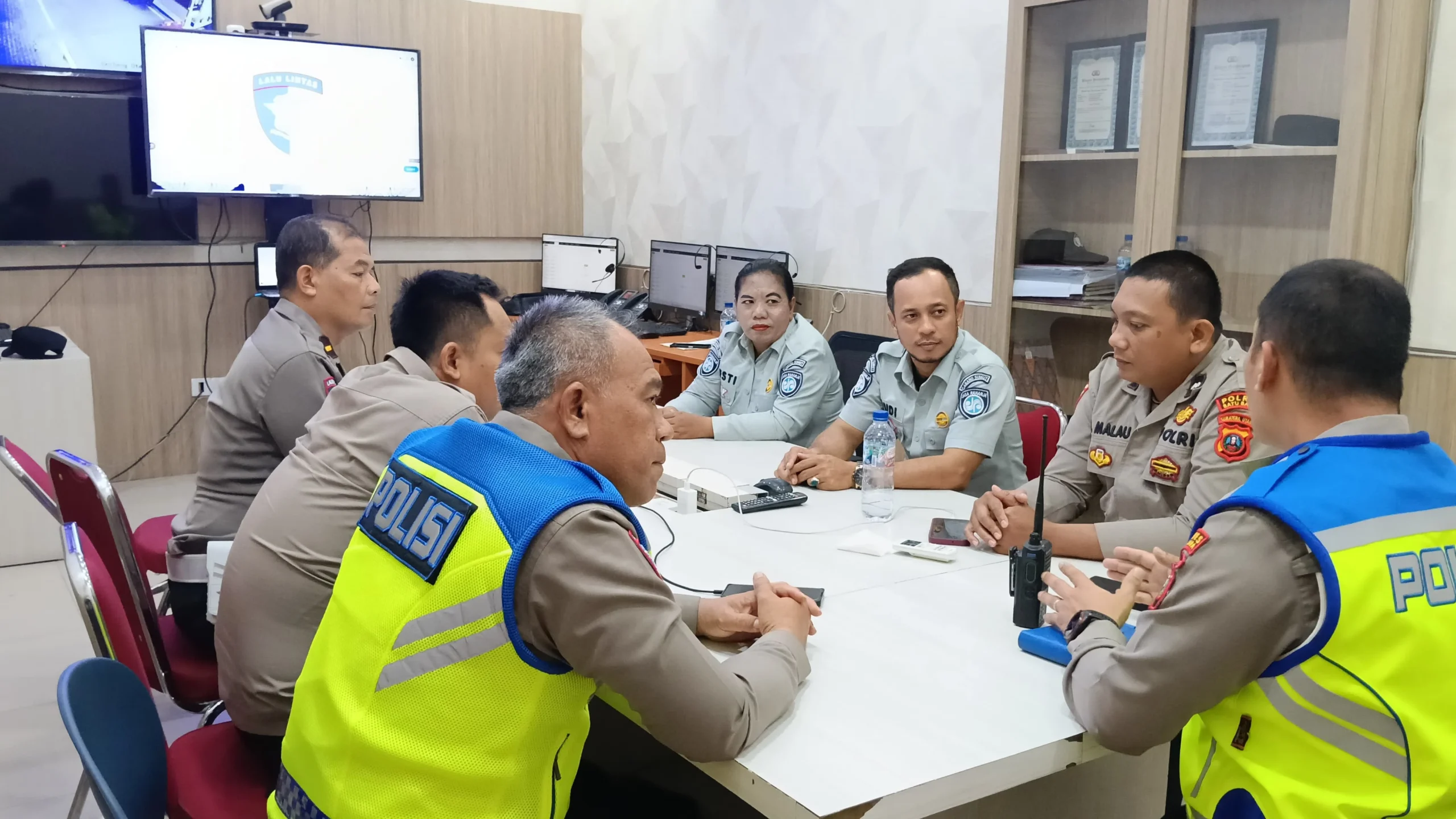 Satlantas Polres Batu Bara Perkuat Sinergi dengan PT Jasa Raharja untuk Tingkatkan Keselamatan Berlalu Lintas