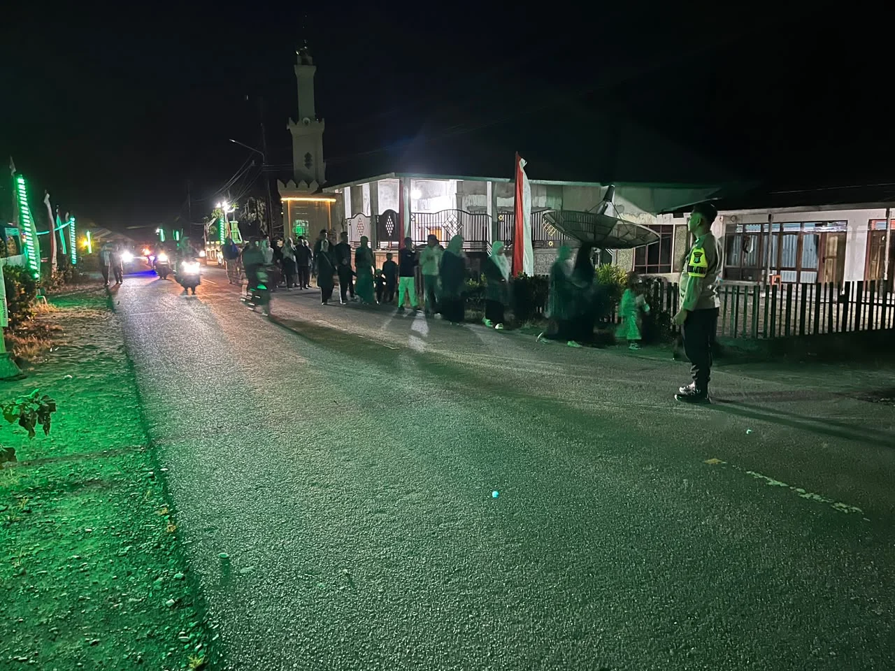 Kapolres Donggala, Melalui Kapolsek Damsol Iptu Edy Susilo, STQ  Ke - XVII - 2025 Tingkat Kecamatan, Desa Malonas, Di Buka  Bupati Donggala, Vera Elena Laruni SE, Berjalan Aman Lancar 