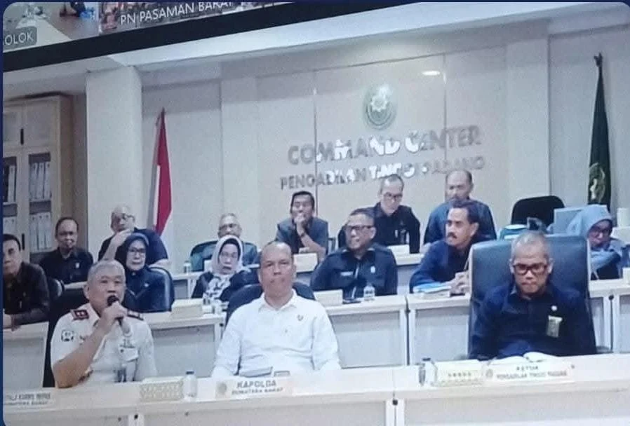 Perkuat Sinergi Penegakan Hukum, Lapas Solok Ikuti Rakor PKS Sidang Elektronik dan Sosialisasi Aplikasi Santiang