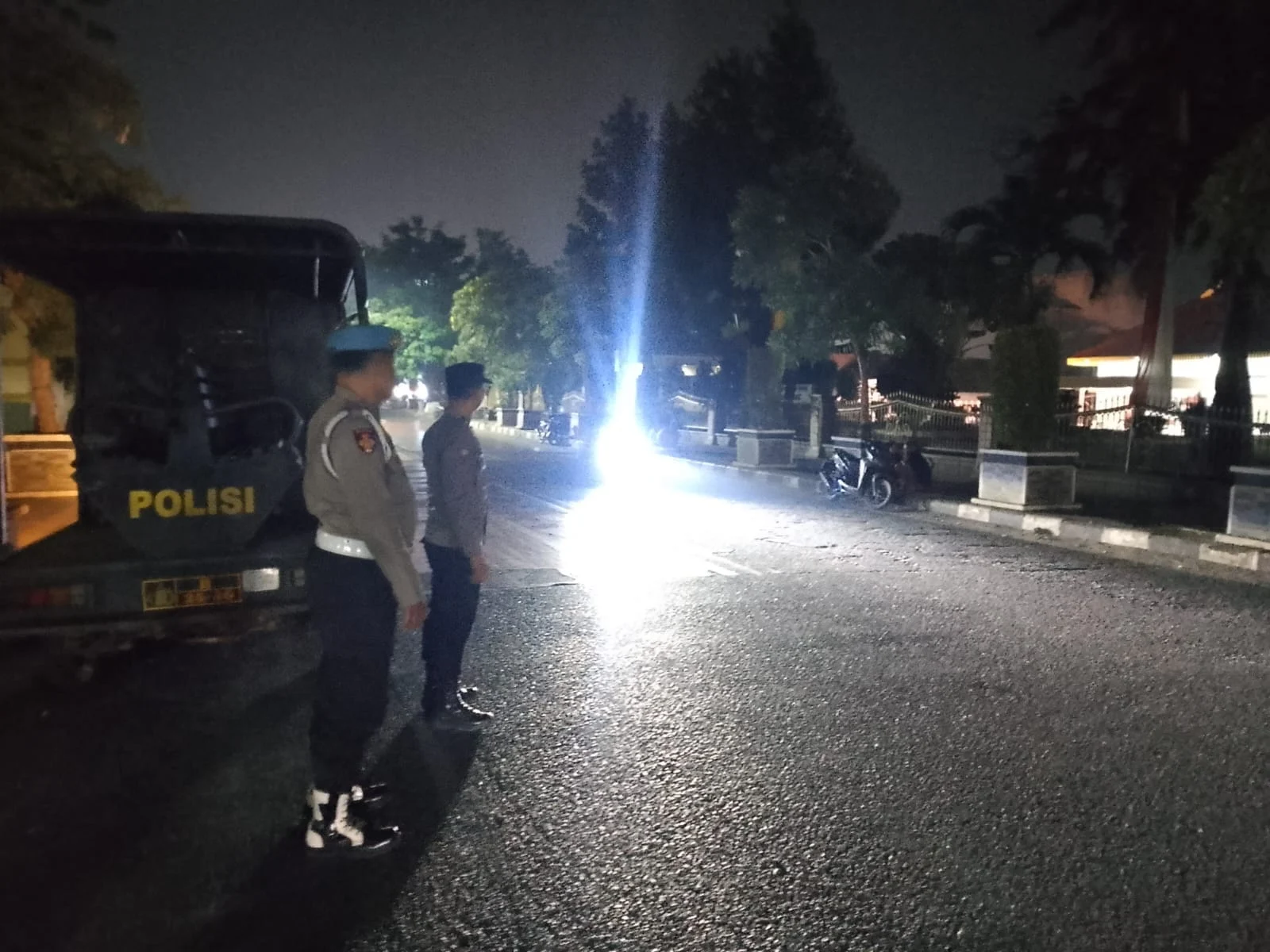 Polsek Padang Hilir Patroli Blue Light KRYD Pastikan Situasi Aman dan Kondusif 